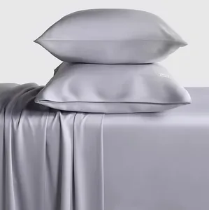 Anti Bacterial Bamboo Silver Sheet Set Organic Natural Bamboo Fiber With Silver Ions Infused Bed Sheets Wholesale