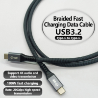 240W USB 3.2 4K 20Gdps Audio-und Video übertragung 1M/2M Typ C USB-Schnell ladekabel Datenkabel für Iphones 15 16 Laptop Tablet