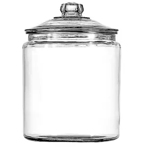 2 Gallon Glass storage Jar with Lid for food storage