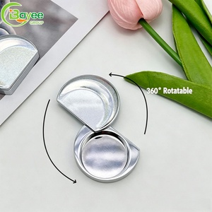 Boîte en métal colorée en forme de lune irrégulière, portable, aromathérapie, magnétique, pour parfum solide - Product Image 3