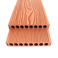 Plancher en bois composite WPC co-extrudé, imperméable, en PE, avec gaufrage 3D effet grain de bois, recyclé, creux, pour bateaux