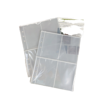 Carnet de rangement pour cartes de visite A5, à feuilles mobiles, avec pages intérieures transparentes en PP, pochette de rangement pour photos de 3 pouces, fabriqué en Chine