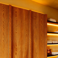 BOSNiE Armoire de rangement en bois de chêne écologique imperméable Meuble de rangement moderne Buffet Armoire de cuisine Salon