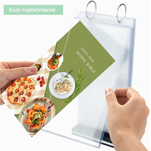 Nhà Máy Đa Kích Thước Đứng Tái Sử Dụng A4 Đơn Chủ 6 Trang Giá Hiển Thị Đứng Acrylic Giữ Dấu Hiệu Nhỏ Gọn Cho Bia Cửa Hàng - Product Image 6