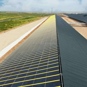 กระเบื้องหลังคาโซลาร์เซลล์แบบรวมเข้ากับอาคาร (BIPV) ดีไซน์กระจกสองชั้น รับน้ำหนักลม 60 เมตร/วินาที รับน้ำหนักหิมะ 1.4 กิโลนิวตัน/ตารางเมตร - Product Image 5