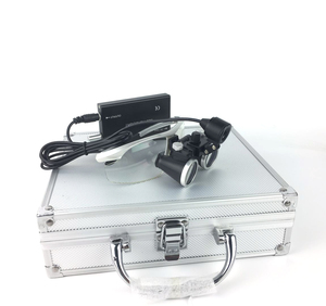 Loupes dentaires colorées 2,5X/3,5X avec lampe frontale LED rechargeable / Loupe médicale binoculaire avec <span class=keywords><strong>zoom</strong></span> - Product Image 5