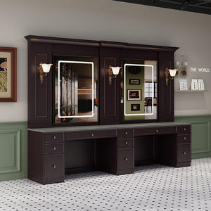 <span class=keywords><strong>Commode</strong></span> à maquillage de poche Table avec miroir <span class=keywords><strong>Commode</strong></span> de salon de luxe avec miroir et tiroir - Product Image 4