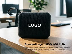Altavoz Bluetooth Portátil Mini de 5W con Radio FM, Reproductor USB y <span class=keywords><strong>TF</strong></span>, Cubierta de Tela, Correa y Bajos Potentes - Product Image 4