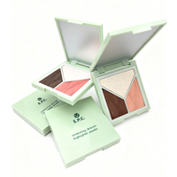 Palette de maquillage multifonctionnelle pour le visage, surligneur et fard à joues en poudre