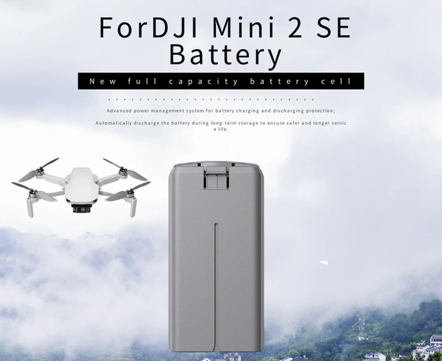 For DJI Mini 2 SE Battery Provide 31 Minutes Flight Time New Mini 2 SE Intelligent Flight Battery Accessories Parts 100% Origin