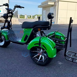 Motocicleta eléctrica de tres ruedas con certificación CE, directa de fábrica, con cesta trasera, ideal para desplazamientos y ocio. - Product Image 6