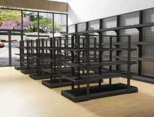 <strong>Large</strong> Supermarket <strong>Shelving</strong> <strong>Units</strong> with Mesh Back Panels, Adjustable for Snacks and Daily Necessities - Product Image 2
