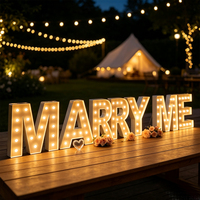 Enseigne LED métallique LOVE de 1,2 m, lettres et chiffres 3D en acrylique et acier inoxydable, enseignes lumineuses pour mariages, anniversaires, fêtes - Décoration d'événements en extérieur