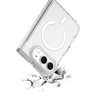 Nouvelle coque de téléphone magnétique transparente en PC et TPU antichoc 2 en 1 pour iPhone Duo Fold 18, protection transparente