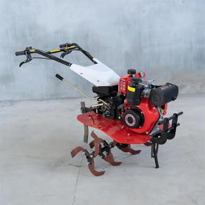 Mini motoculteur diesel avec accessoires de labourage, de creusement de fossés et de désherbage pour terres agricoles, prix bas, livraison à domicile - Product Image 2