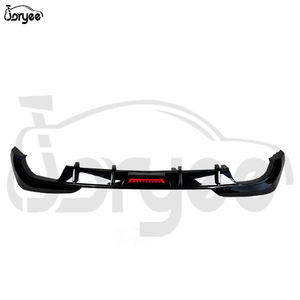 Luz de freno LED estilo TAKD, difusor de parachoques trasero, escape de fibra de carbono para <span class=keywords><strong>BMW</strong></span> 3 Series G20 2019 2020 <span class=keywords><strong>2021</strong></span> 330i <span class=keywords><strong>M340i</strong></span>, Kit de carrocería de coche - Product Image 3