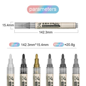 Penna per pneumatici Color oro inchiostro permanente a secco rapido pennarello per auto scrivibile su pennarello indelebile in metallo e vetro pennarello - Product Image 2