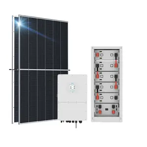 Deye 12kw High Voltage Solar System Set 12000 Watt Solar Panel System 12kw Hybrid Solar Energy System With Battery