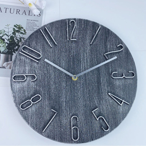 Đồng Hồ Kim Lớn 12 Inch Kiểu Dáng Cổ Điển, Đồng Hồ Treo Tường 3d Phong Cách Bắc Âu Tối Giản Bằng Nhựa Trang Trí Nhà Cửa - Product Image 4