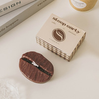 Halb Handgefertigt Halb Maschinengefertigt Aromatherapie Soja-Kerzen Kaffeebohnen-Form Niedliches Design zur Stresslinderung Entspannung Ungiftig
