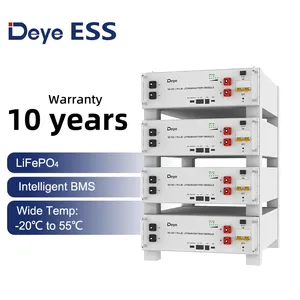 แบตเตอรี่ลิเธียมไอออน Lifepo4 รุ่น G5.1 Pro-B 6000 รอบการใช้งาน 51.2V 100Ah 5Kwh แบบติดตั้งบนแร็ค สำหรับระบบพลังงานแสงอาทิตย์ - Product Image 2