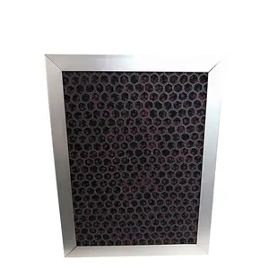 高品質アルミフレーム活性炭ハニカム工業用プリーツフィルターカスタマイズエアフィルター