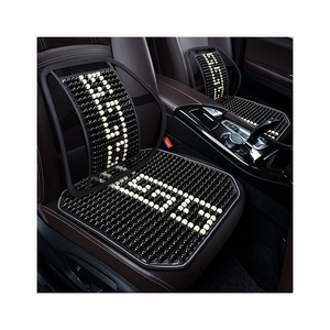 Xiangta accessoires de voiture intérieur décoratif tailles universelles perles en bois tapis de couverture de siège de voiture pour camion Mercedes Benz Bmw Toyot - Product Image 2