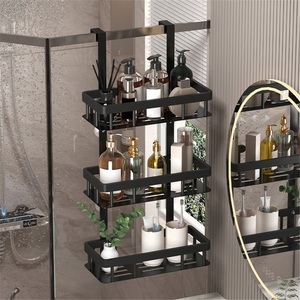 Stainless Steel Wall-Mounted Double Tier Non-Folding Waterproof Towel <b>Rack</b> for Bathroom - Product Image 2