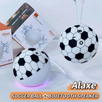 Haut-parleur Alaxe Football de haute qualité pour écouter de la musique avec lumière, compact, prend en charge les motifs personnalisés