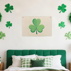 2.5*1.6 FT St. Patrick's Creek Canvas <b>Flag</b> with 2 Copper Buckles - Product Image 4