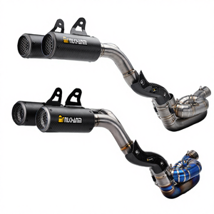 Nouveau système d'échappement de moto Duca V4, modification en alliage de titane, section complète, Panigale V4/V4S, acier inoxydable, boîte de rue - Product Image 4
