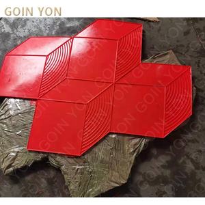 Moules en caoutchouc <span class=keywords><strong>de</strong></span> tapis <span class=keywords><strong>de</strong></span> tampon en béton PU <span class=keywords><strong>de</strong></span> haute qualité pour l'empreinte <span class=keywords><strong>de</strong></span> pavage en béton estampé - Product Image 6