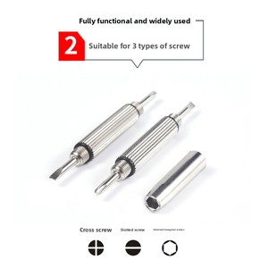 Metal 3 en 1 conveniente multifunción anteojos móvil anteojos gafas de sol reloj reparación Kit herramientas destornillador de precisión - Product Image 4