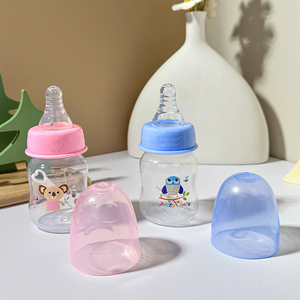 Bouteille de lait pour bébé nouveau-né sans BPA, 60 ml, à large ouverture, en silicone, anti-fuite, avec motif de <span class=keywords><strong>dessin</strong></span> <span class=keywords><strong>animé</strong></span> - Product Image 2