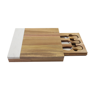 Set Tagliere <span class=keywords><strong>in</strong></span> Marmo e <span class=keywords><strong>Legno</strong></span> di Acacia <span class=keywords><strong>Fai</strong></span>-<span class=keywords><strong>da</strong></span>-<span class=keywords><strong>Te</strong></span> 2026, Set <span class=keywords><strong>da</strong></span> Tavola con Cassetto per Formaggi e Carne - Product Image 3