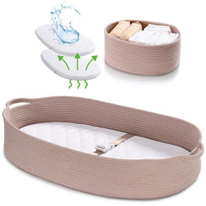 KUYUE Panier à <span class=keywords><strong>langer</strong></span> pour <span class=keywords><strong>commode</strong></span>, paniers pour nouveau-nés, <span class=keywords><strong>table</strong></span> à <span class=keywords><strong>langer</strong></span> portable pour <span class=keywords><strong>commode</strong></span>. - Product Image 2