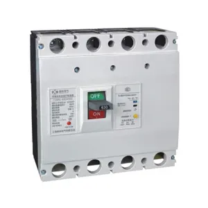 Chengxi ground-fault protection CHM1LE Moulded Case Circuit Breakers 4P MCCB with Earth Leakage