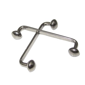 Bijou corporel en titane G23, barbell vintage à surface plate à 90 degrés, très poli, calibre 14, cadeau de mariage et de fiançailles <span class=keywords><strong>Zano</strong></span> - Product Image 1