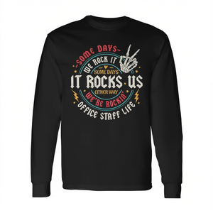 T-shirt à manches longues Office Staff Life, design Back To School Rock It - Product Image 2