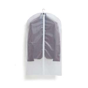 Vente en gros de <span class=keywords><strong>housse</strong></span> de vêtement transparente sac de costume haute capacité sacs de vêtements suspendus transparents - Product Image 1