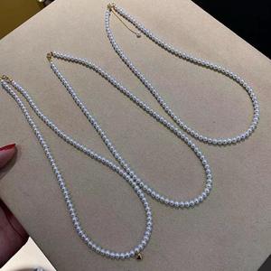 Collar de Perlas de Agua Dulce Natural de Tres Capas con Versátiles Accesorios de Camelia de Plata S925, Caja de Regalo Incluida - Product Image 1