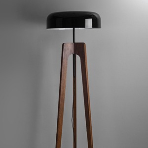 Lámpara de Pie de Madera de Nogal con Trípode, Fuente de Luz LED, Control de Interruptor, Iluminación para Dormitorio de Hotel, Sala de Estar - Product Image 5