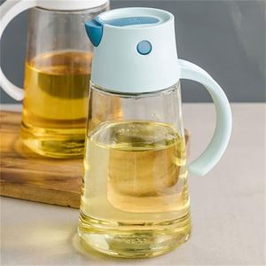Dosificador de Aceite y Vinagre de Cocina de Plástico PP Colorido con Jarra de Vidrio de 550 ml a Prueba de Fugas - Product Image 2