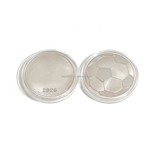 Moneda Conmemorativa <span class=keywords><strong>de</strong></span> Fútbol Mundial 2026, Diseño Artesanal en Metal, 1oz, Redonda, Cobre y <span class=keywords><strong>Plata</strong></span>, 1 <span class=keywords><strong>Onza</strong></span> Troy - Product Image 6