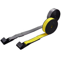 Sangles de treuil robustes Force Brand de 2 po, jaunes, 30 pi, pour remorque à plateau avec crochet plat, capacité de 3335 lb, en polyester durable