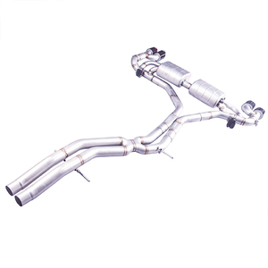 Sistema de Escape Catback de Acero Inoxidable 304 para Porsche Cayenne 3.0T 2018-2024 con Tubo de Bajada y Garantía de 3 Años - Product Image 2