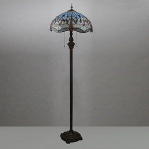 Lámpara de Pie Europea LED Hecha a Mano con Pantalla de Vidrio Tiffany LongHuiJing, Base E27, Decoración de Hogar de Lujo - Product Image 3