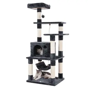 Offre Spéciale usine 150cm jouets drô<span class=keywords><strong>les</strong></span> chatons griffoirs pour animaux de compagnie jouer <span class=keywords><strong>maison</strong></span> arbre à chat tour pour chats d'intérieur - Product Image 6