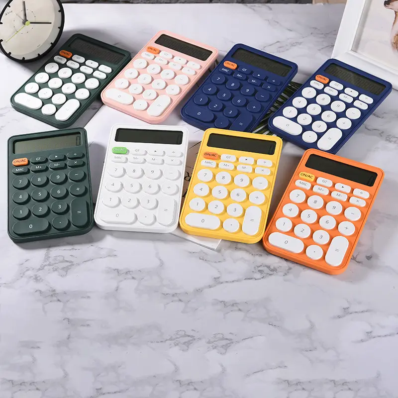 Calculatrice Mignon Petit Mini Publicité Cadeau Comptabilité Financière Bonbons Couleur Bureau Étudiant Ordinateur Portable