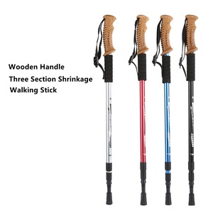 Mât <span class=keywords><strong>de</strong></span> Trekking <span class=keywords><strong>pliable</strong></span> ultraléger <span class=keywords><strong>de</strong></span> haute qualité, tige droite, poignée en liège, <span class=keywords><strong>bâton</strong></span> <span class=keywords><strong>de</strong></span> <span class=keywords><strong>marche</strong></span> réglable, nouveauté - Product Image 5